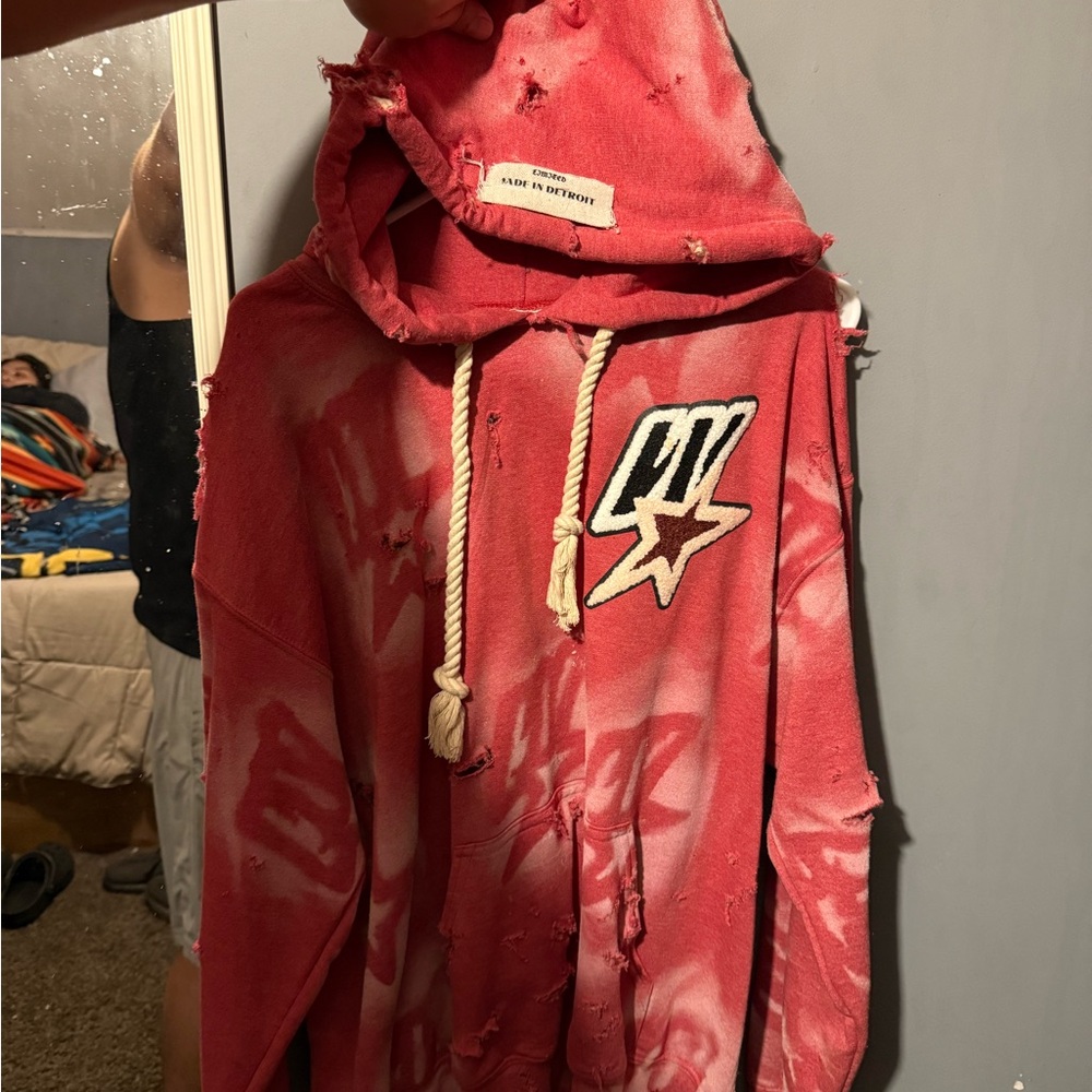 The Limited Red Distressed Garment